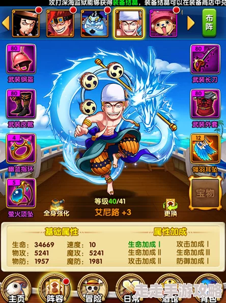 航海王强者之路：深度解析艾尼路人物攻略，惊喜消息！解锁全新技能与专属装备